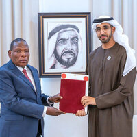 Shakhboot bin Nahyan receives letter from President of Malawi addressed to UAE President