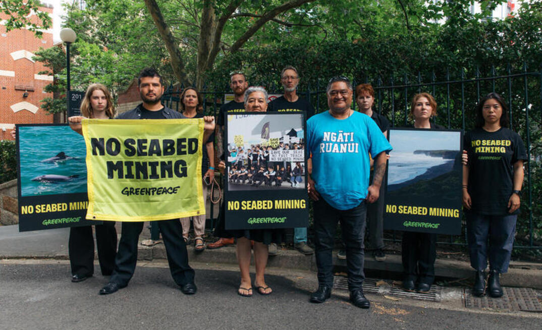 Protests against seabed mining in NZ