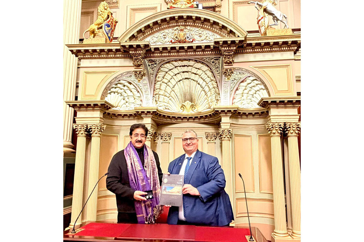 Sandeep Marwah Was Honoured at Parliament of Victoria for Four Decades of Global Cultural Diplomacy