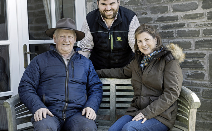 James Fairlie farms with his parents Iain and Ruth