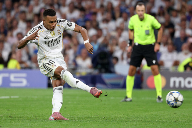 Champions League: Mbappe brace powers Real Madrid to 2-1 against Marseille