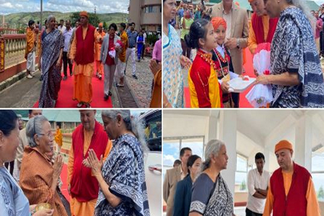 Sitharaman concludes 4-day Meghalaya visit with stop at century old Ramakrishna Mission School in Sohra