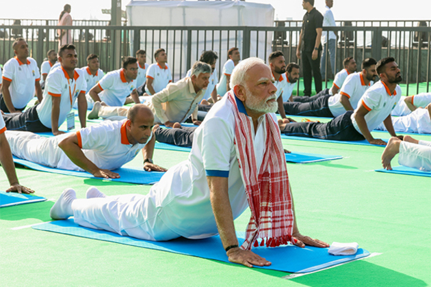 Visakhapatnam sets world record on International Day of Yoga; 3 lakh perform yoga along 28km beach road