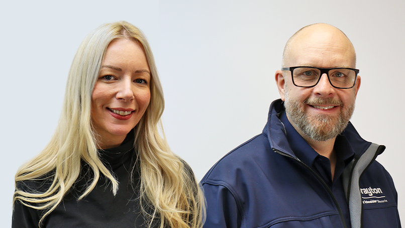 Georgia Burke and Dave Velan.