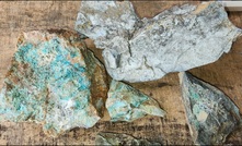 Rock samples from DLP Resources' Aurora in Peru