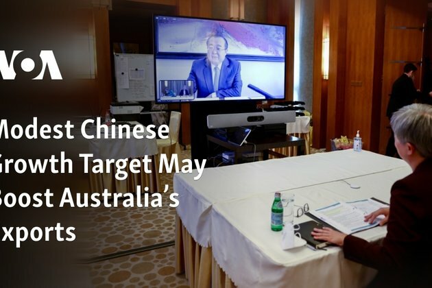 Modest Chinese Growth Target May Boost Australia&#039;s Exports