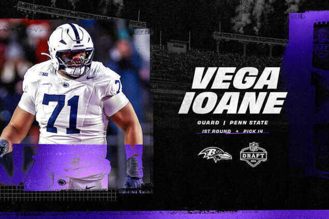 Ravens Get a Mauler, Draft Vega Ioane in First Round