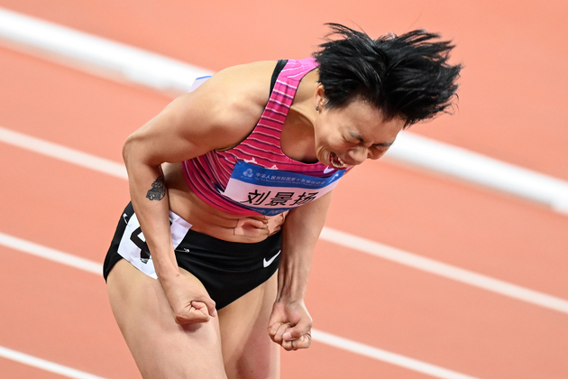 (SP)CHINA-15TH NATIONAL GAMES-ATHLETICS-WOMEN'S 100M HURDLES-FINAL (CN)