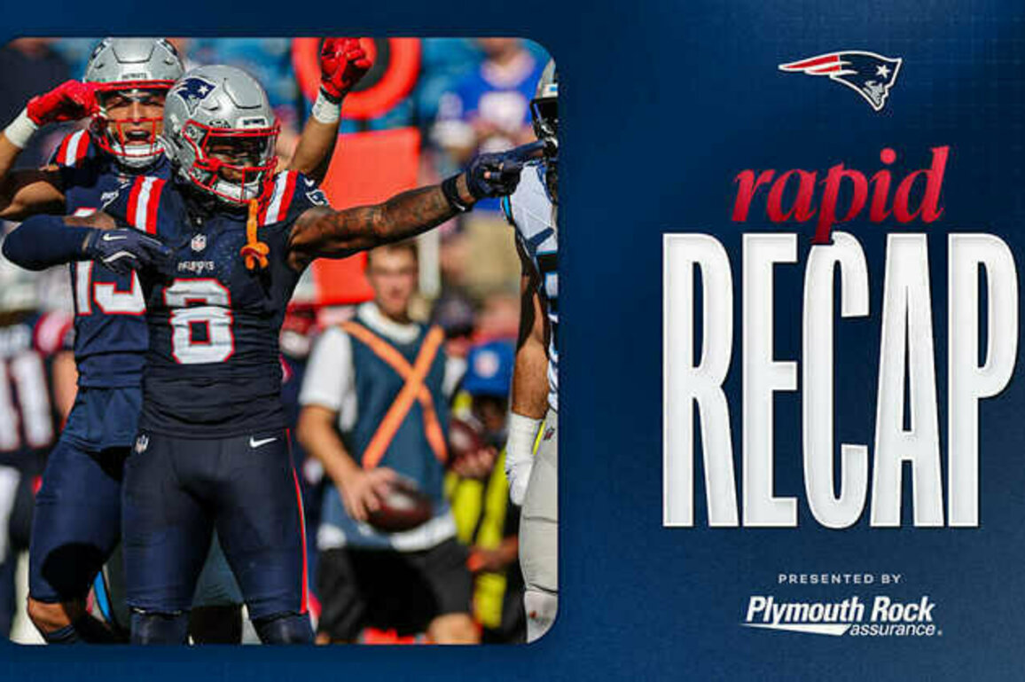 Rapid Recap: Patriots Explode, Beat Panthers 42-13
