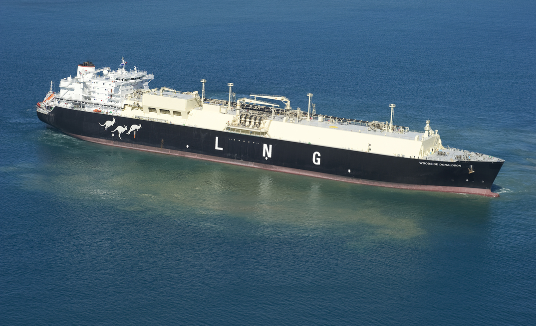 Australia has been supplying LNG to Japan since the 1980s. Image courtesy of Woodside.