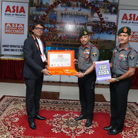 Asia Book of Records felicitates DG Assam Rifles for longest bike rally across India by a team