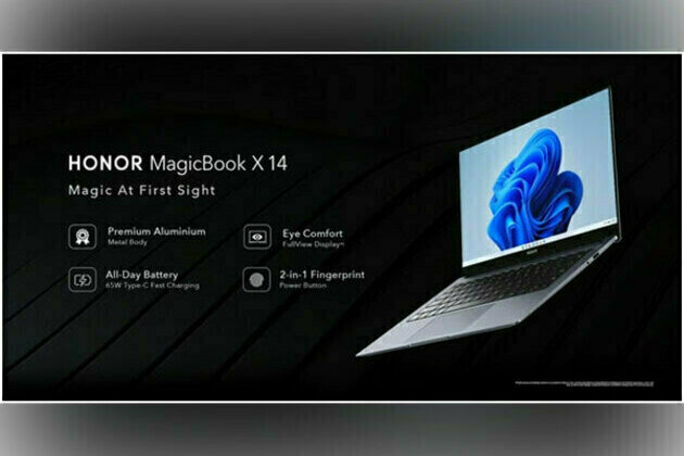 HONOR Launches HONOR MagicBook X14 with 11th Gen Intel Core i5-1135G7 Processor and Windows 11