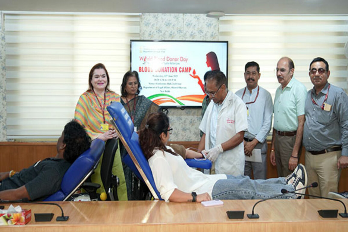 Beyond Legal Boundaries: Department of Legal Affairs donates blood to mark World Blood Donor Day