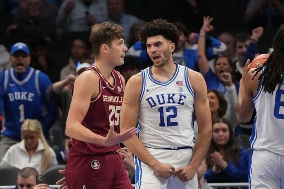 Isaiah Evans (32), No. 1 Duke edge Florida State to make ACC semis