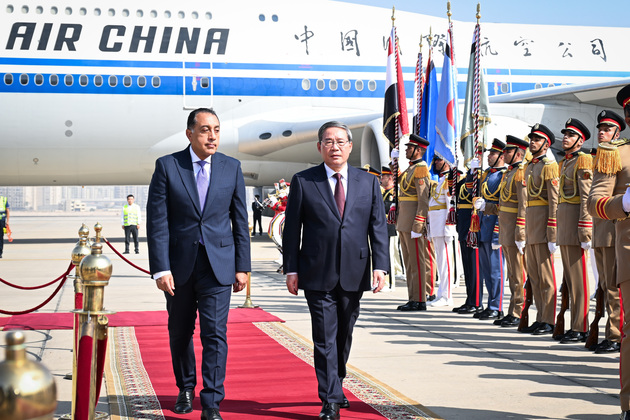 EGYPT-CAIRO-CHINA-LI QIANG-OFFICIAL VISIT-ARRIVAL