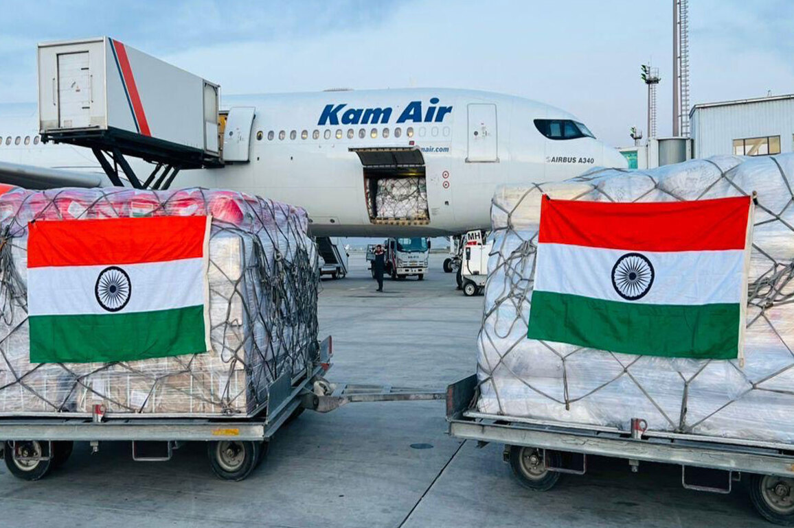 India delivers aid to flood and earthquake-hit Afghanistan
