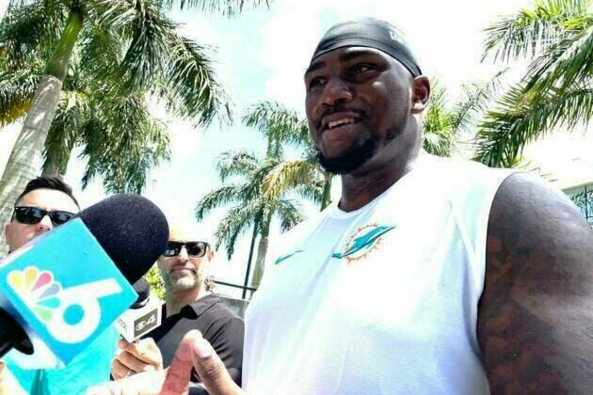 Dolphins OL Bayron Matos airlifted to hospital after injury in practice