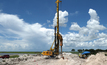  A Bauer BG 28 drilling rig used for the subproject "Culvert 12 for Thalle Construction"