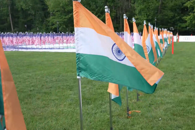 Indian-American community sets Guinness World Record for largest flagpole number in New Jersey