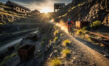 Trilha de bike bicicleta mina