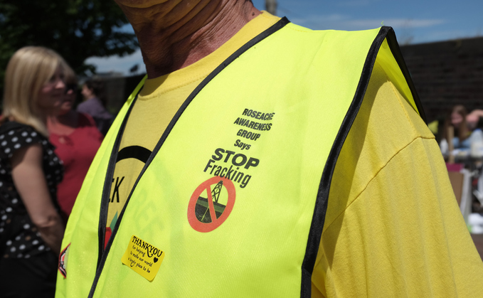 Anti-fracking protestor in Preston in 2015 | Credit: iStock Anti-fracking protestor in Preston in 2015 | Credit: iStock