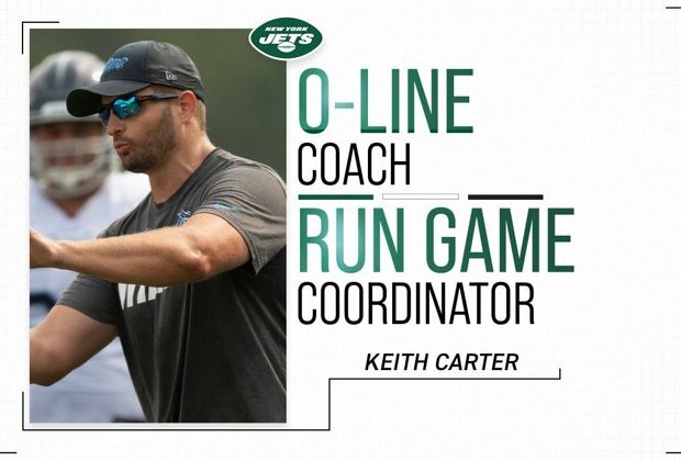 Jets Hire Keith Carter as O-Line Coach / Run Game Coordinator