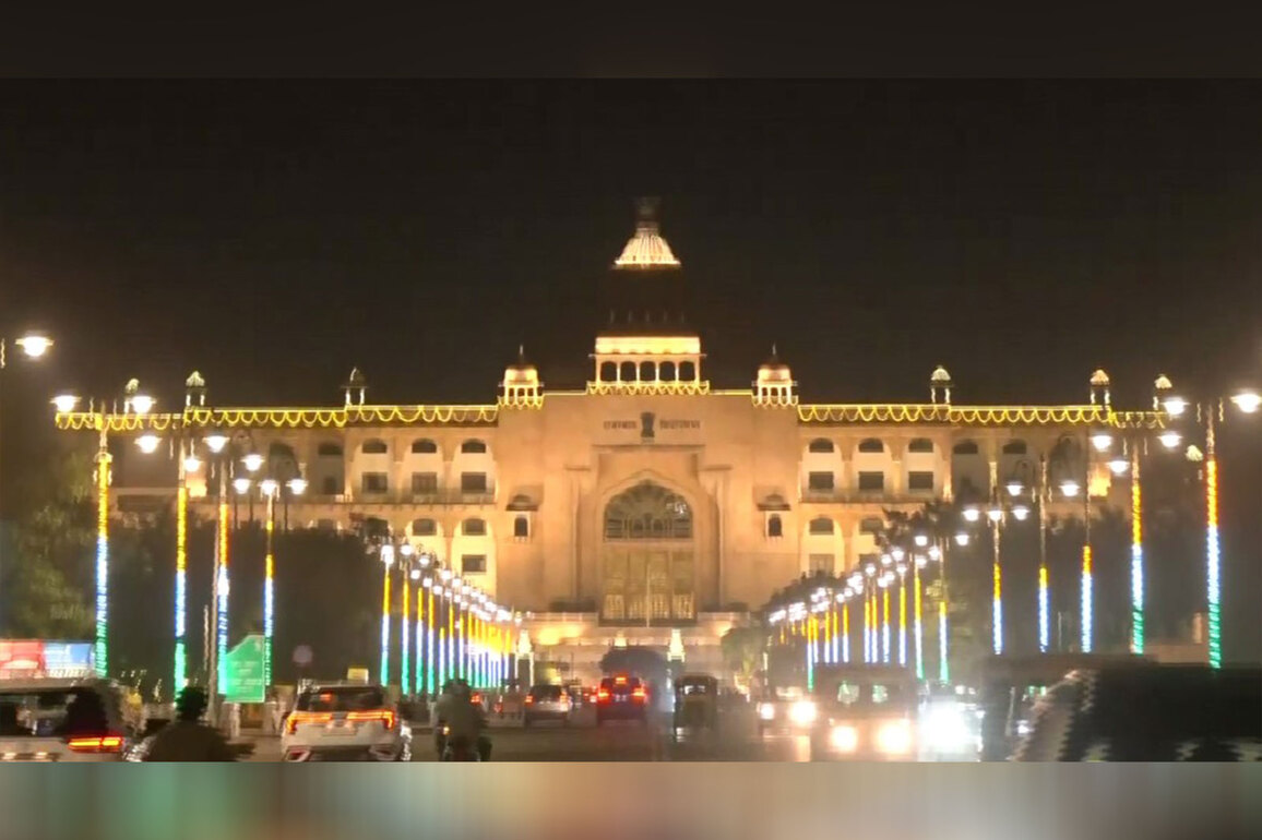 Rajasthan: Jaipur government buildings dazzle with lights on Diwali