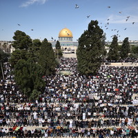 MIDEAST-JERUSALEM-RAMADAN-FRIDAY PRAYERS