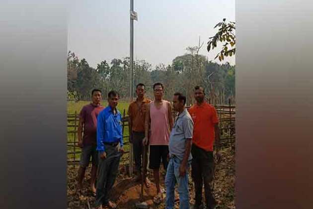 Aaranyak installs solar street lights in 16 Human-Elephant Conflict hit villages in Assam, Meghalaya