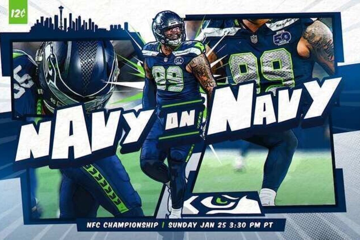 Seahawks Unveil Uniform Combo For NFC Championship vs. Rams