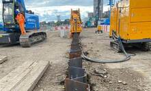  Teams from Sheet Piling (UK) have returned to a site that they first worked at in spring 2021