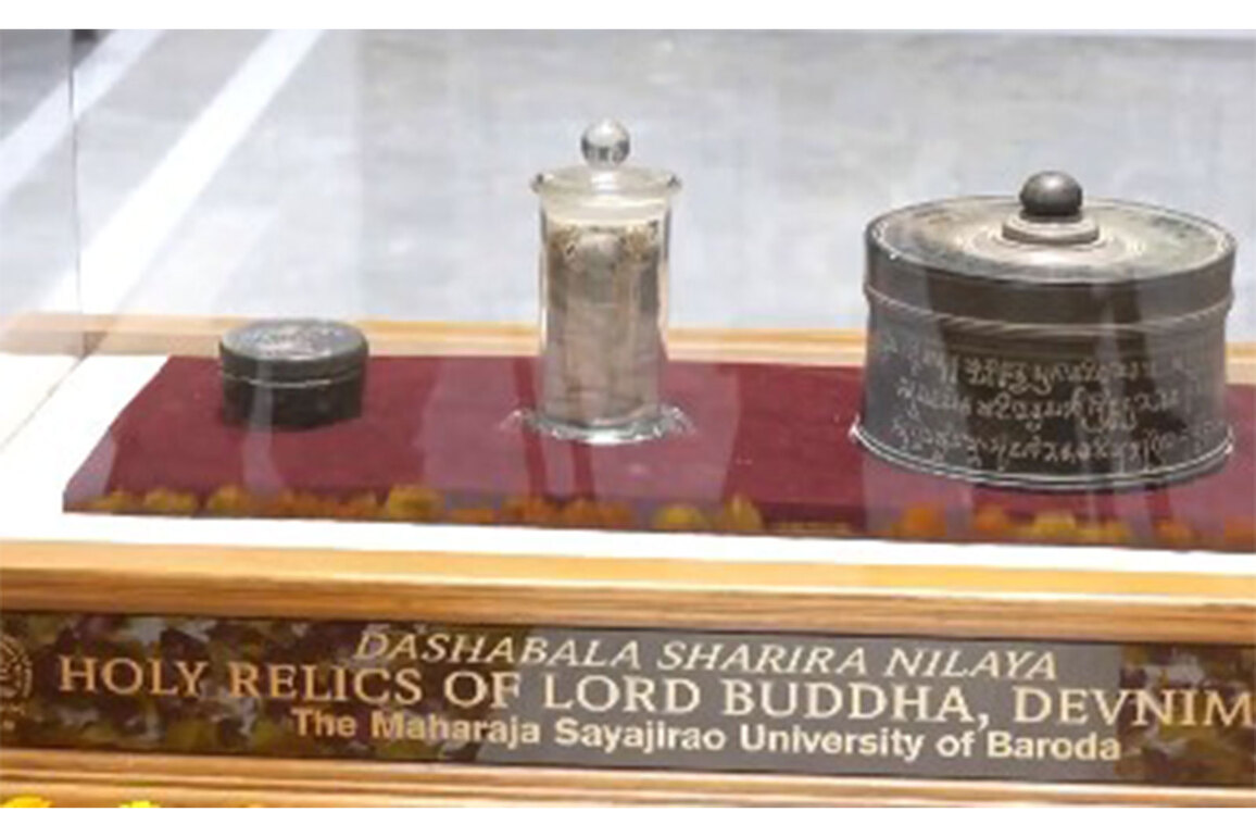 Devnimori Buddha relics depart from Delhi for first-ever international exposition in Sri Lanka