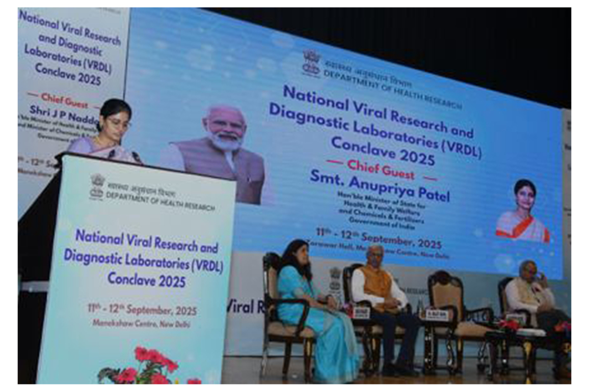 Union Minister Anupriya Patel inaugurates National Virus Research & Diagnostic Laboratory Conclave in Delhi