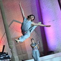 UZBEKISTAN-KHIVA-LAZGI DANCE FESTIVAL-CHINESE DANCERS