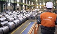 Produção de aço da ArcelorMittal