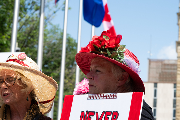 CANADA-CALGARY-G7 SUMMIT-PROTEST