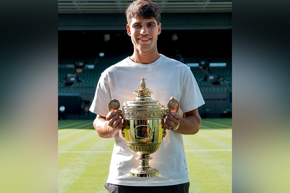 "Not thinking about how many players have won three Wimbledons in a row": Carlos Alcaraz