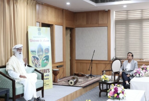 Sadhguru meets Assam CM in Guwahati, underscores links between spirituality and good governance