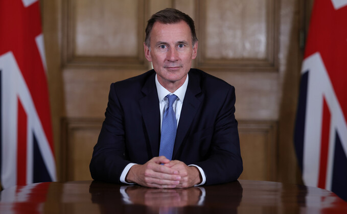 Jeremy Hunt was appointed Chancellor of the Exchequer on Friday (14 October) after the sacking of Kwasi Kwarteng | Picture by Andrew Parsons / No 10 Downing Street