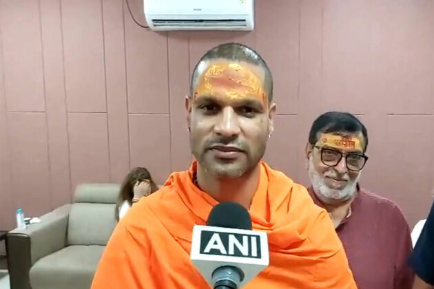 Shikhar Dhawan, Khali join Dhirendra Krishna Shastri in his Sanatan Hindu Ekta Padayatra
