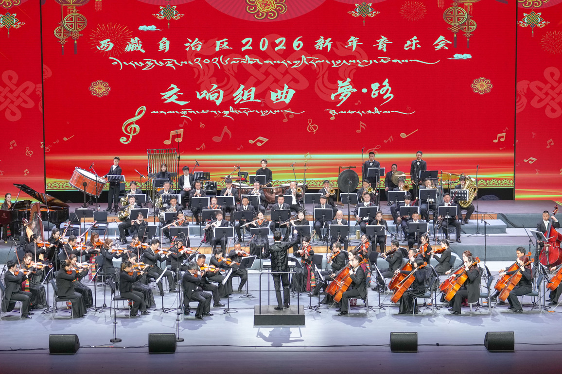 (InXizang) CHINA-XIZANG-LHASA-NEW YEAR CONCERT (CN)