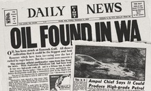  The 1964 front page when oil was first struck 