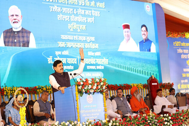 MP CM performs bhoomi pujan of Rs 5,017 cr Ujjain-Jaora Greenfield 4-lane corridor project, targets completion before Simhastha 2028