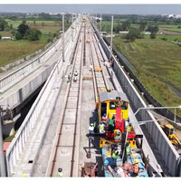 Installing overhead electrification mast in Mumbai-Ahmedabad Bullet Train Project progressing at good pace: Ashwini Vaishnav