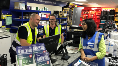Williams Trade Supplies and Van Watch meet Home Secretary