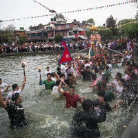 NEPAL-KATHMANDU-GAHANA KHOJNE JATRA FESTIVAL