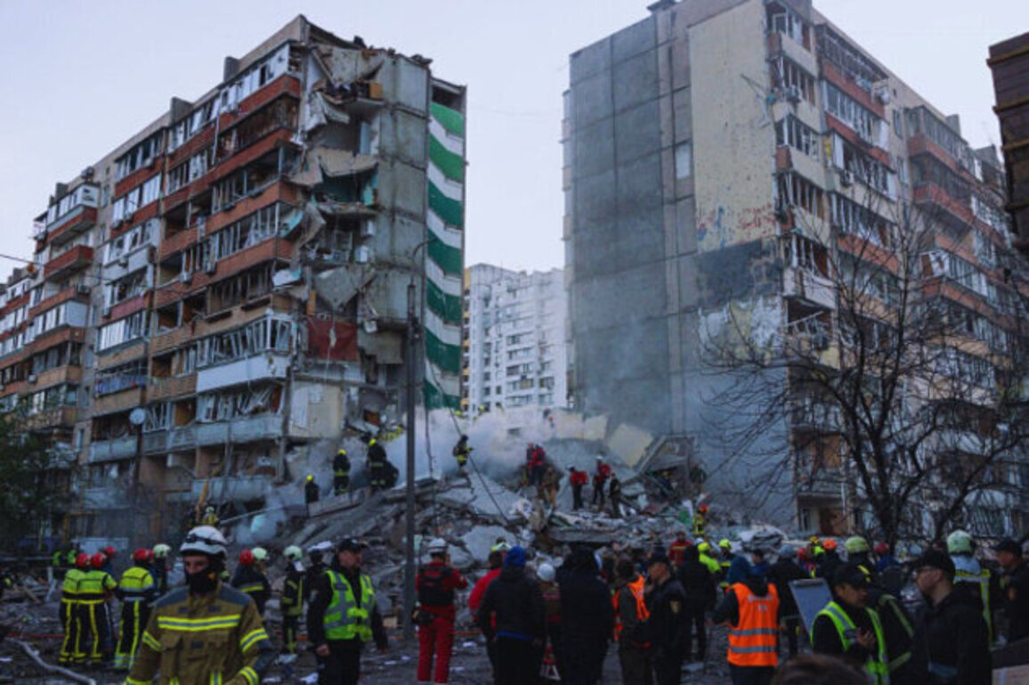 Ukraine Reels After Massive Russian Strikes Kill At Least 21 in Kyiv