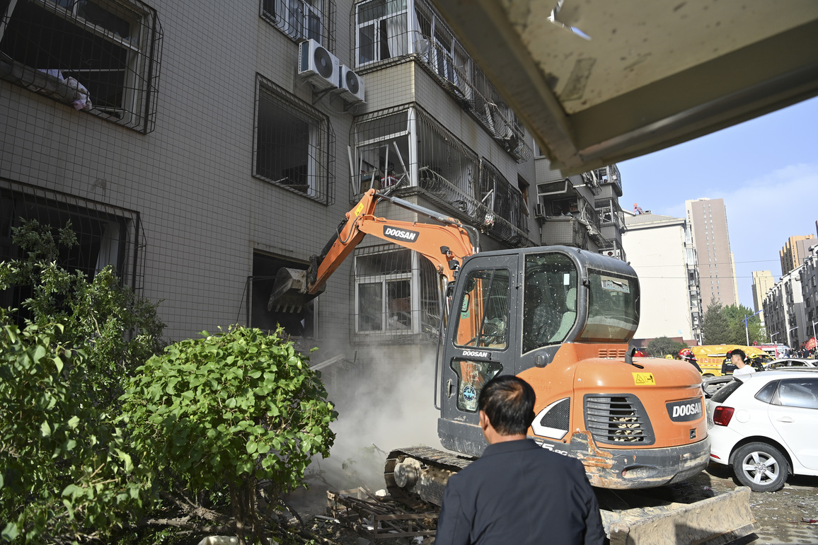 (SpotNews)CHINA-SHANXI-TAIYUAN-RESIDENTIAL AREA BLAST (CN)