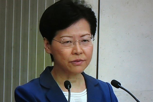 &#039;When will you die?&#039; Hong Kong leader grilled at press conference