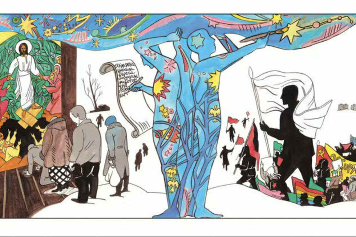 An artist traces her choices under Putin's Russia - from resistance to retreat to exile - one mural at a time